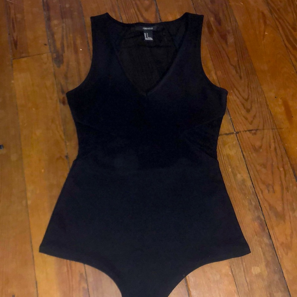 Black Forever 21 bodysuit